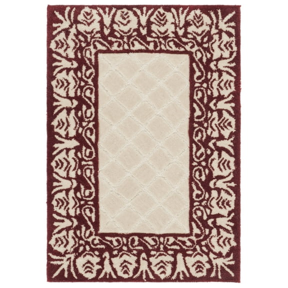SAFAVIEH Total Performance Ruadhan Floral Area Rug, Red, 2' x 3'