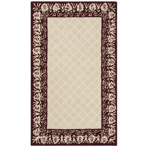 SAFAVIEH Total Performance Ruadhan Floral Area Rug, Red, 3' x 5'