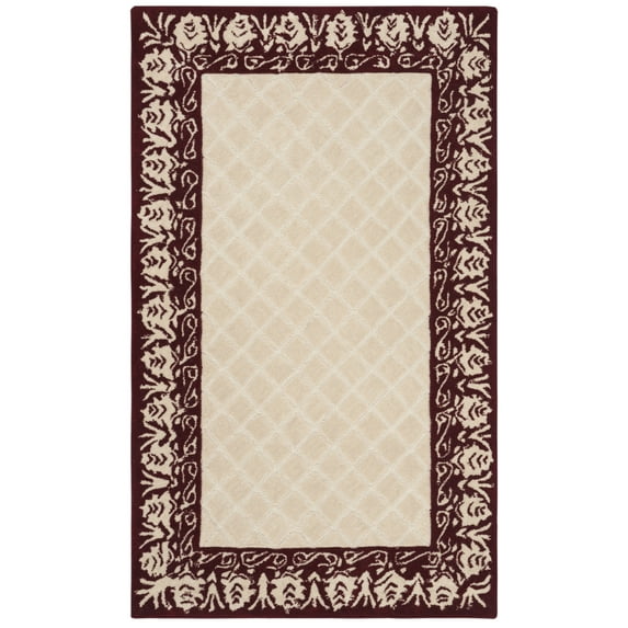 SAFAVIEH Total Performance Ruadhan Floral Area Rug, Red, 3' x 5'