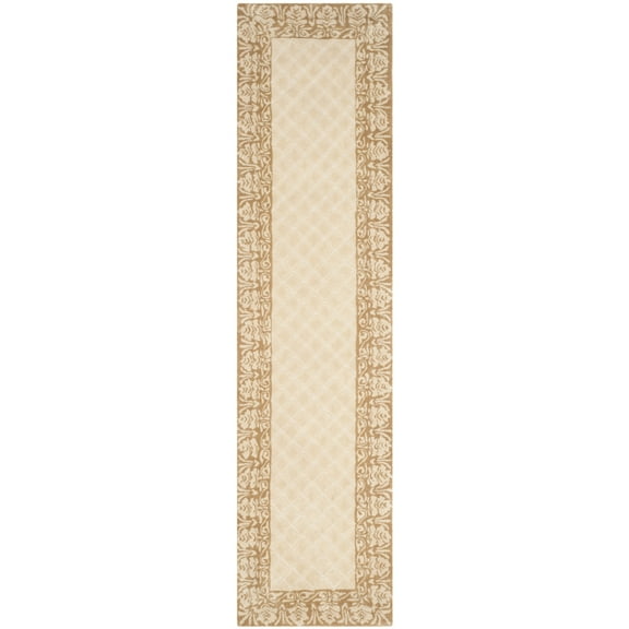 SAFAVIEH Total Performance Ruadhan Floral Runner Rug, Ivory/Cream, 2'3" x 9'
