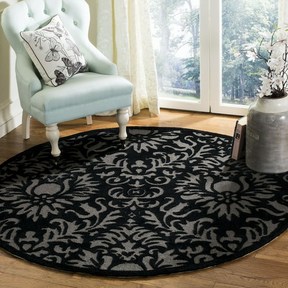 SAFAVIEH Total Performance TLP714G Hand-hooked Black Rug