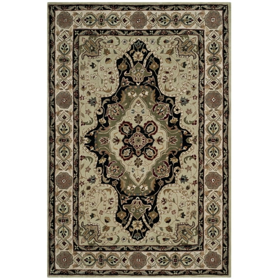 SAFAVIEH Total Performance TLP718A Soft Green / Ivory Rug