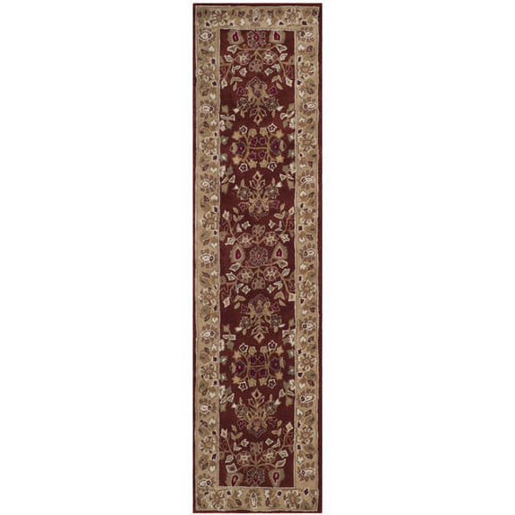 SAFAVIEH Total Performance TLP721B Rust / Green Rug