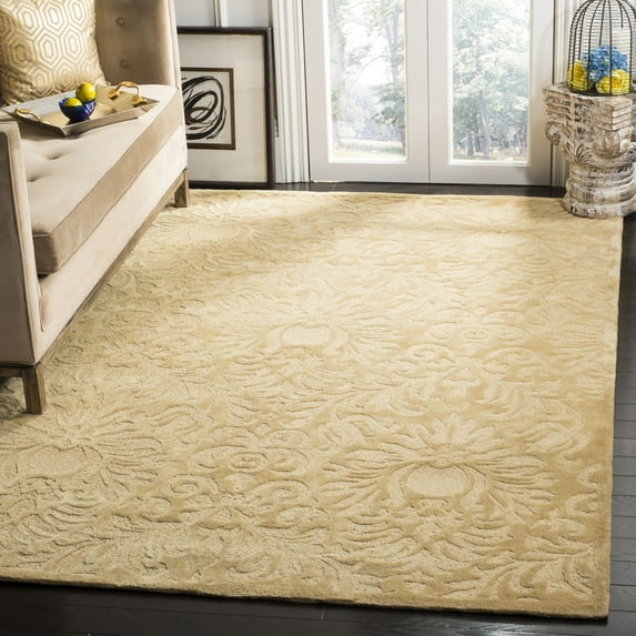 SAFAVIEH Total Performance Wilton Floral Area Rug, Beige, 4' x 6'