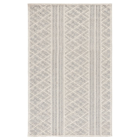 SAFAVIEH Trace Alexanndria Geometric Area Rug, Grey/Beige, 5' x 8'