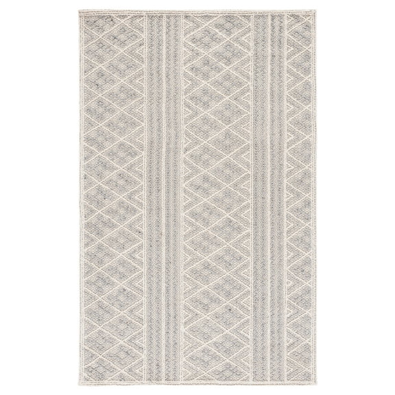 SAFAVIEH Trace Alexanndria Geometric Area Rug, Grey/Beige, 8' x 10'