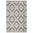 thumbnail image 1 of SAFAVIEH Trace Bernadette Geometric Striped Area Rug, Grey/Charcoal, 5' x 8', 1 of 6
