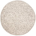 thumbnail image 1 of SAFAVIEH Trace Bryan Geometric Area Rug, Brown/Ivory, 8' x 8' Round, 1 of 8