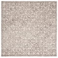 thumbnail image 1 of SAFAVIEH Trace Bryan Geometric Area Rug, Brown/Ivory, 8' x 8' Square, 1 of 8