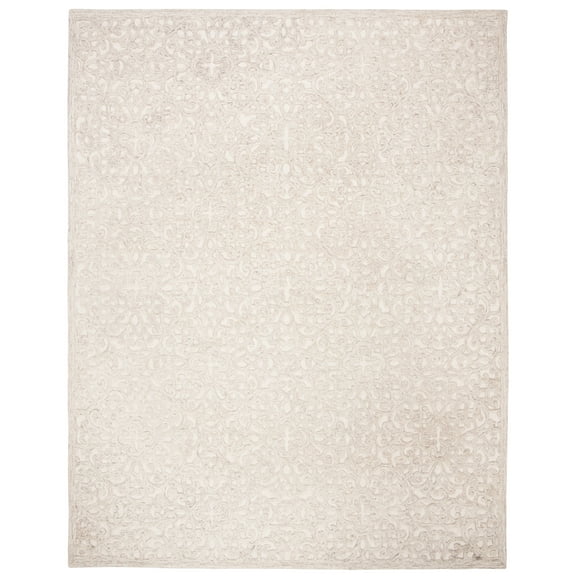 SAFAVIEH Trace Bryan Geometric Area Rug, Camel/Ivory, 11' x 15'