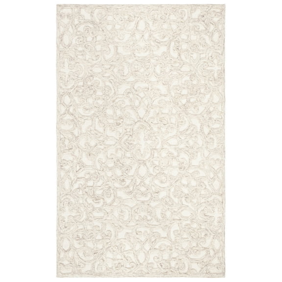 SAFAVIEH Trace Bryan Geometric Area Rug, Camel/Ivory, 2' x 3'