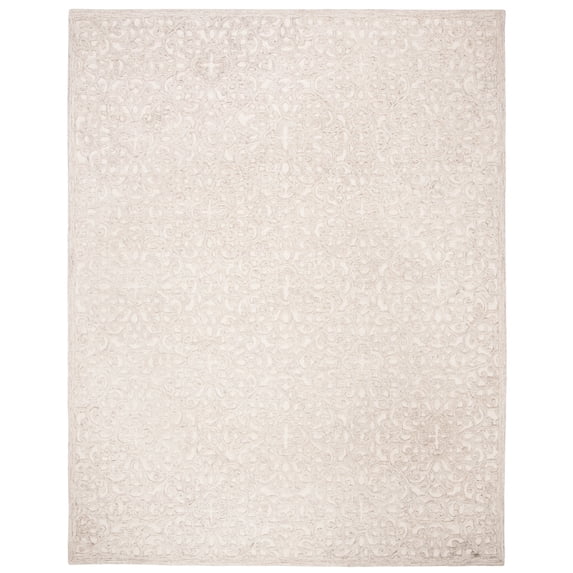 SAFAVIEH Trace Bryan Geometric Area Rug, Camel/Ivory, 9' x 12'