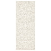 SAFAVIEH Trace Bryan Geometric Runner Rug, Camel/Ivory, 2' x 5'