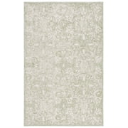 SAFAVIEH Trace Burton Geometric Area Rug, Ivory/Green, 2'6" x 4'