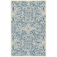 thumbnail image 1 of SAFAVIEH Trace Burton Geometric Wool Area Rug, Blue/Ivory, 3' x 5', 1 of 3