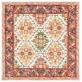 thumbnail image 1 of SAFAVIEH Trace Candelario Oriental Area Rug, Ivory/Red, 6' x 6' Square, 1 of 10
