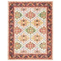 SAFAVIEH Trace Candelario Oriental Area Rug, Ivory/Red, 8' x 10'