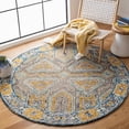 thumbnail image 1 of SAFAVIEH Trace Christopher Abstract Geometric Wool Area Rug, Grey/Beige, 6' x 6' Round, 1 of 9