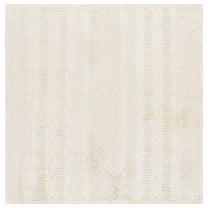 SAFAVIEH Trace Avaline Geometric Area Rug, Ivory, 6'6" x 6'6" Square