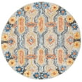 thumbnail image 1 of SAFAVIEH Trace Constantina Geometric Area Rug, Grey/Blue, 8' x 8' Round, 1 of 7