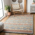 thumbnail image 1 of SAFAVIEH Trace Constantine Abstract Striped Area Rug, Blue/Rust, 5' x 8', 1 of 9
