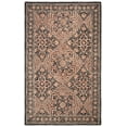 thumbnail image 1 of SAFAVIEH Trace Dulcibella Floral Bordered Wool Area Rug, Black/Red, 4' x 6', 1 of 5
