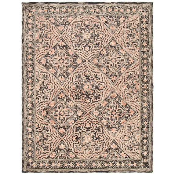 SAFAVIEH Trace Dulcibella Oriental Area Rug, Black/Red, 8' x 10'