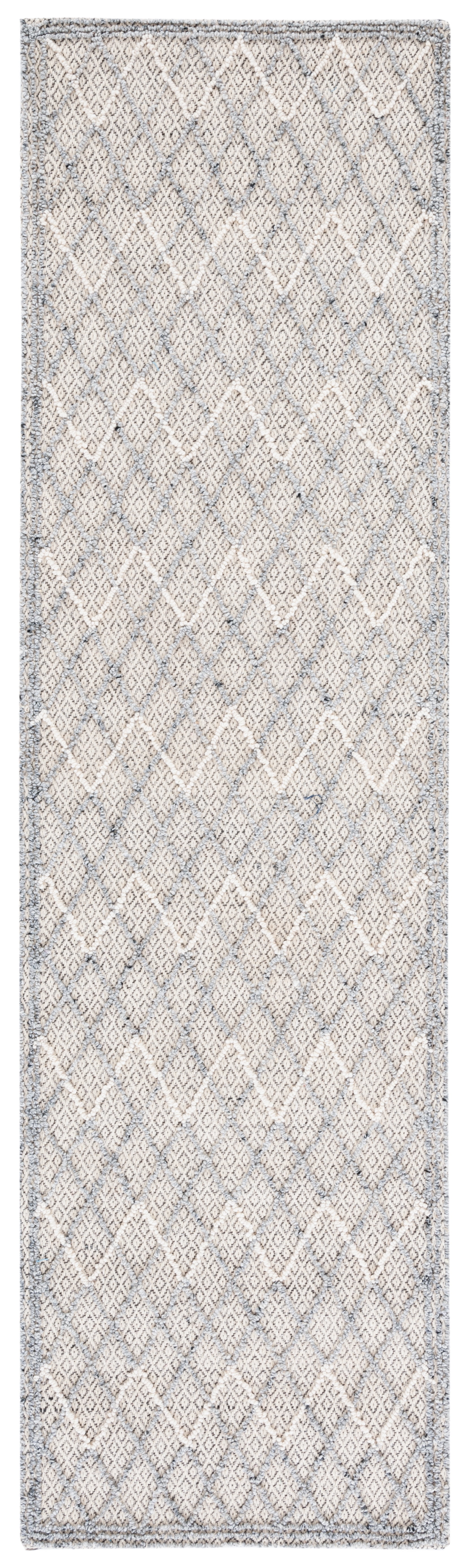 SAFAVIEH Trace Giselle Geometric Runner Rug, Blue/Black, 2'3" x 8'