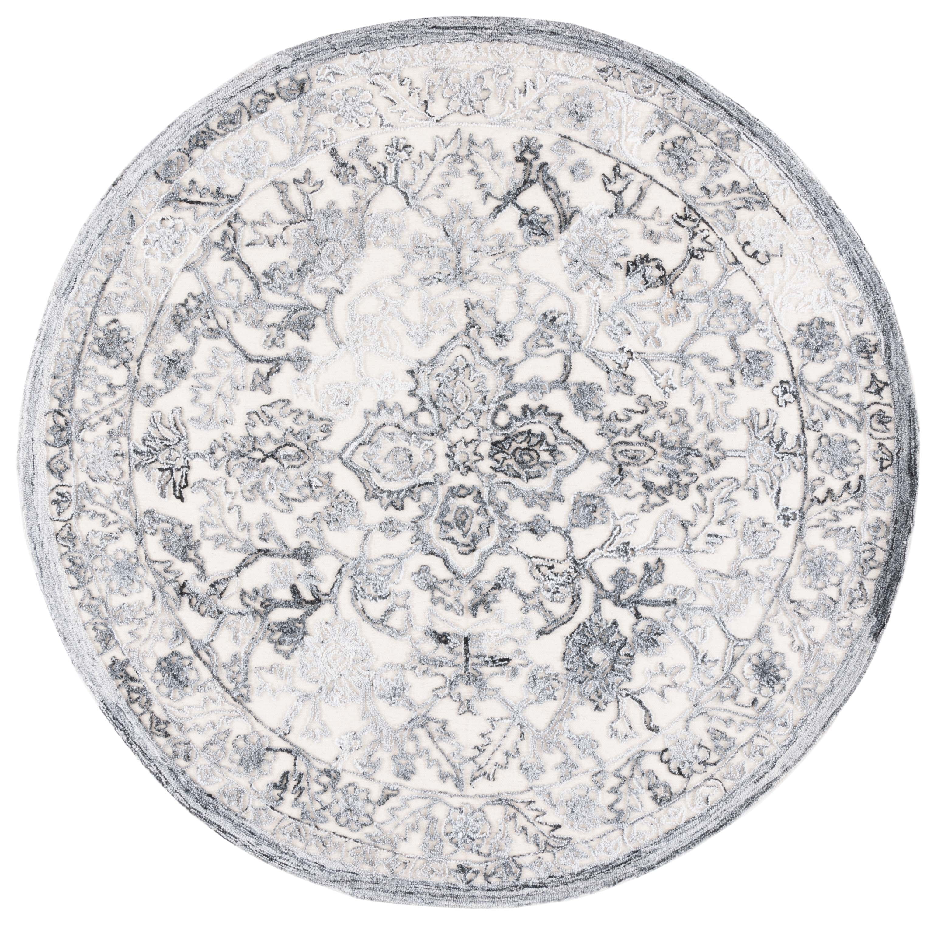 SAFAVIEH Trace TRC303F Handmade Grey / Ivory Rug