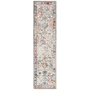 SAFAVIEH Trace Giuseppe Floral Runner Rug, Red/Ivory, 2'3" x 9'
