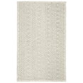 thumbnail image 1 of SAFAVIEH Trace Hermite Geometric Chevron Wool Area Rug, Grey/Black, 2'3" x 4', 1 of 5