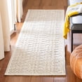 thumbnail image 1 of SAFAVIEH Trace Hermite Geometric Chevron Wool Runner Rug, Grey/Black, 2'3" x 8', 1 of 4