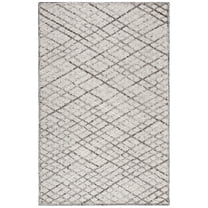 SAFAVIEH Trace Ilarion Geometric Area Rug, Grey/Ivory, 8' x 10'