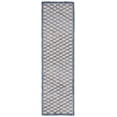 thumbnail image 1 of SAFAVIEH Trace Ilarion Geometric Runner Rug, Blue/Black, 2'3" x 8', 1 of 8