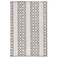 thumbnail image 1 of SAFAVIEH Trace Jacqueline Geometric Striped Area Rug, Grey/Beige, 4' x 6', 1 of 4