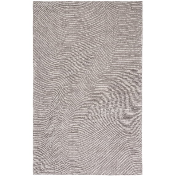 SAFAVIEH Trace Jimney Abstract Area Rug, Brown/Ivory, 8' x 10'