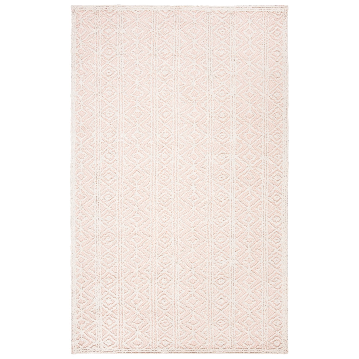 Elegance Trace 8' x 10' Hand-Tufted Wool & Viscose Beige and Pink Rug