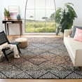 thumbnail image 1 of SAFAVIEH Trace Maximillian Geometric Diamonds Wool Area Rug, Navy/Ivory, 5' x 8', 1 of 5