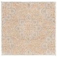 thumbnail image 1 of SAFAVIEH Trace Mia Medallion Area Rug, Gold/Ivory, 6' x 6' Square, 1 of 8
