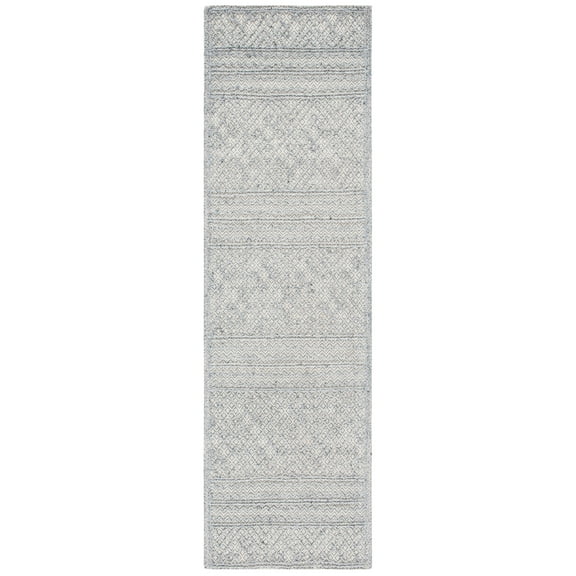 SAFAVIEH Trace Willoughby Geometric Runner Rug, Grey/Beige, 2'3" x 8'
