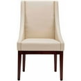thumbnail image 1 of SAFAVIEH Traditional Solid Glam Sloping Armchair, Cream, 1 of 5