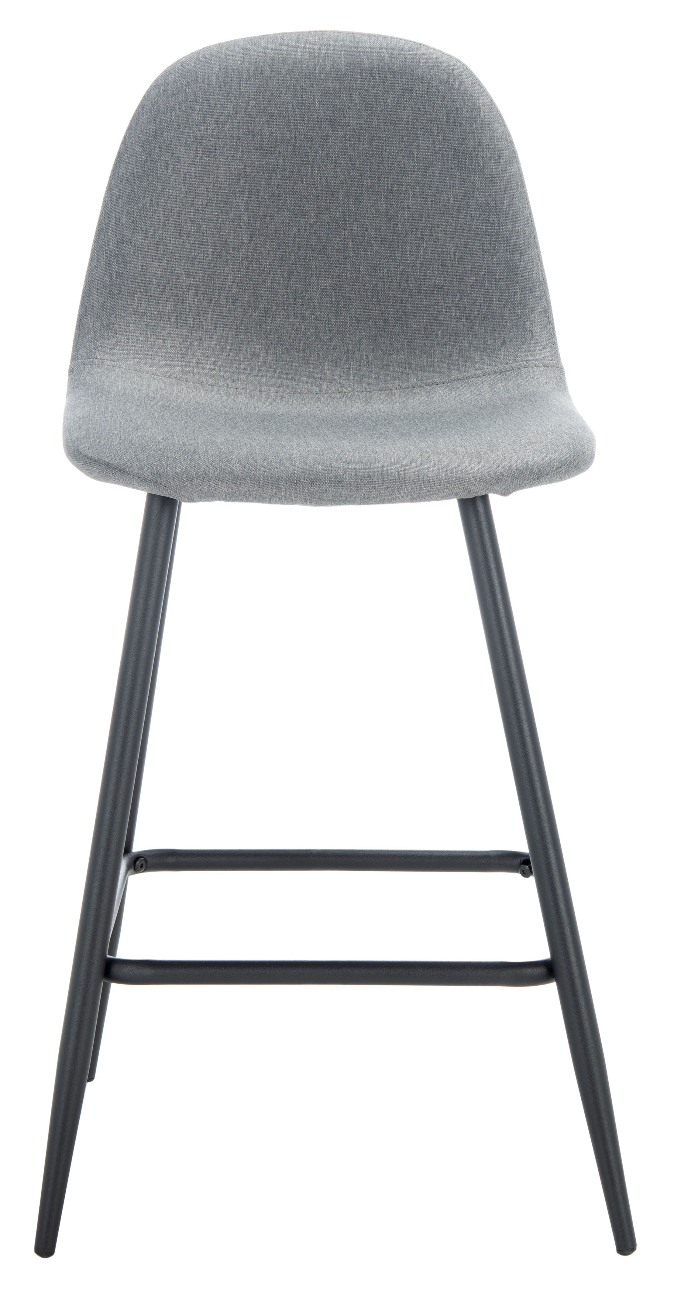 Travis Dark Grey and Black Metal Counter Stool