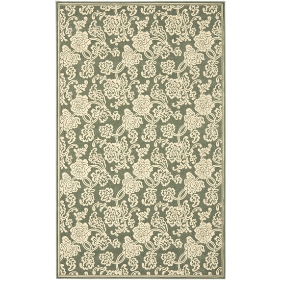 SAFAVIEH Treasures Breana Floral Area Rug, Blue/Ivory, 4' x 6'