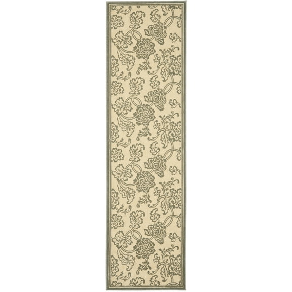 SAFAVIEH Treasures Collection TRE219-1265 Ivory / Blue Rug