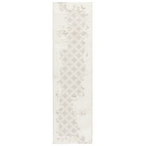 SAFAVIEH Trends Adam Geometric Runner Rug, Beige/Ivory, 2'2" x 8'