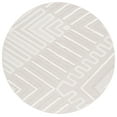 thumbnail image 1 of SAFAVIEH Trends Ambre Geometric Area Rug, Beige/Ivory, 6'7" x 6'7" Round, 1 of 8