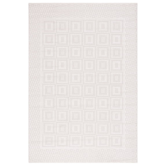 SAFAVIEH Trends Bernard Geometric Area Rug, Beige/Ivory, 9' x 12'