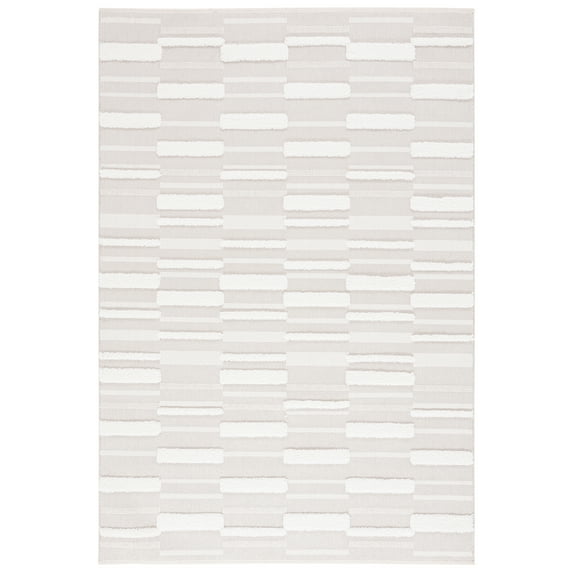 SAFAVIEH Trends Craig Geometric Area Rug, Beige/Ivory, 9' x 12'