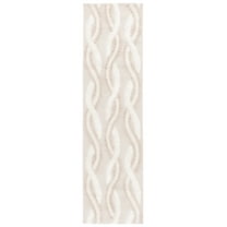 SAFAVIEH Trends Eason Geometric Runner Rug, Beige/Ivory, 2'2" x 8'