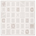 thumbnail image 1 of SAFAVIEH Trends Jayme Geometric Area Rug, Beige/Ivory, 6'7" x 6'7" Square, 1 of 8